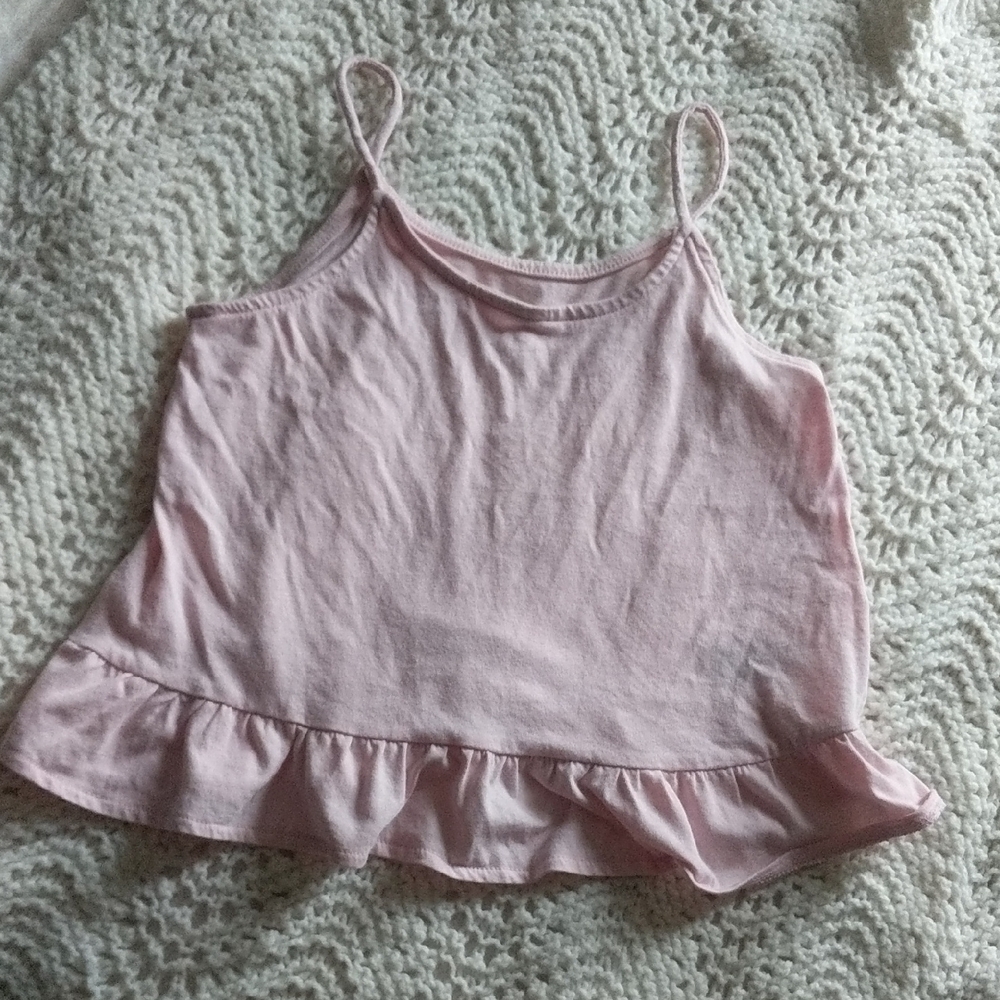 Old Navy Light Pink Kids Camisole with Ruffle